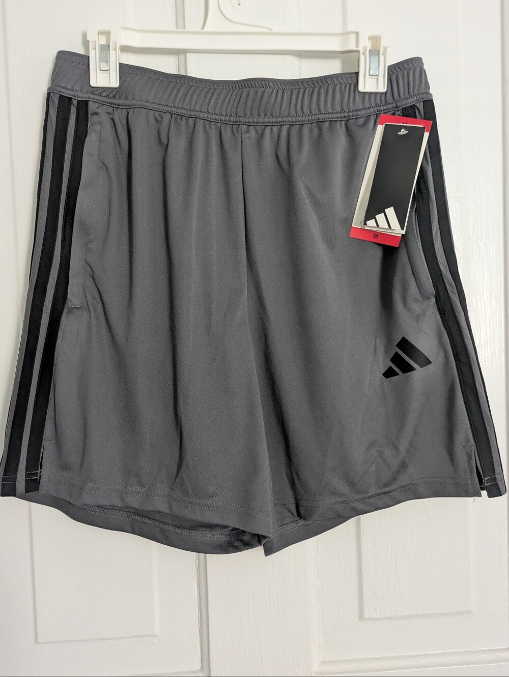 NWT Adidas Men's 7-inch Active Shorts - Gray with Black